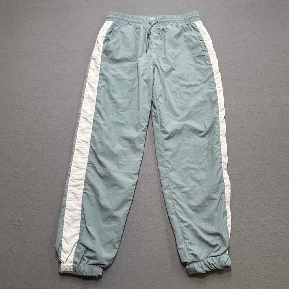 Garage Track Pants Women's Medium Sage Green Athletic Lightweight Sporty Joggers